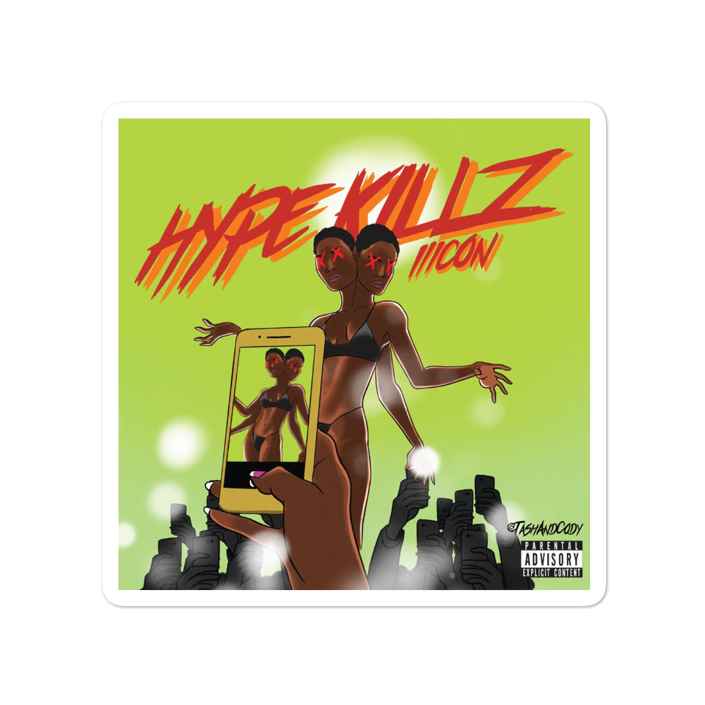 #HypeKillz Album Artwork Sticker